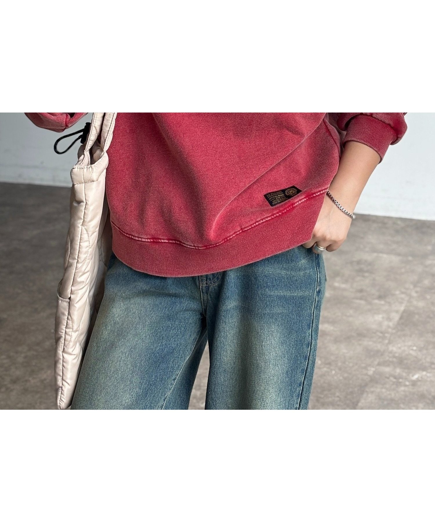 【シーピーシーエム/CPCM】の【U.S. POLO ASSN. 】裏起毛パウダースウェット インテリア・キッズ・メンズ・レディースファッション・服の通販 founy(ファニー) ファッション Fashion レディースファッション Fashion for Women トップス・カットソー Cut & Sew Tops レディースパーカー・カジュアルフーディー Casual Hoodies & Sweatshirts スウェット・クルーネックトップス Sweatshirts & Crewnecks / Relaxed Fit Sweat Tops イタリア Italy 腕時計 Wristwatch コレクション Collection, Seasonal Line コンパクト Compact, Small Size シンプル Simple, Minimal スウェット / スエット Sweatshirt, Sweatwear デニム Denim, Jeans Material パウダー Powder, Soft Tone メンズ Men's, Menswear リラックス Relax, Relaxed Fit ロング Long, Long-Length 冬 Winter / This Winter レッド|ID: prp329100004764984 ipo3291000000034497033