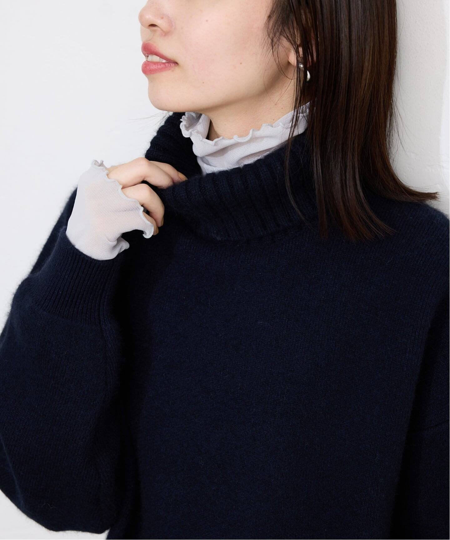 【スローブ イエナ/SLOBE IENA】のチュールタートル インテリア・キッズ・メンズ・レディースファッション・服の通販 founy(ファニー) 　ファッション　Fashion　レディースファッション　Fashion for Women　2025年　2025　2025-2026秋冬・A/W　Autumn/Winter 2025–26 AW25–26　インナー　Innerwear　タートル　Turtleneck, Turtle Collar　チュール　Tulip, Tulip Motif　冬　Winter / This Winter　グレーA|ID: prp329100004764989 ipo3291000000034930660