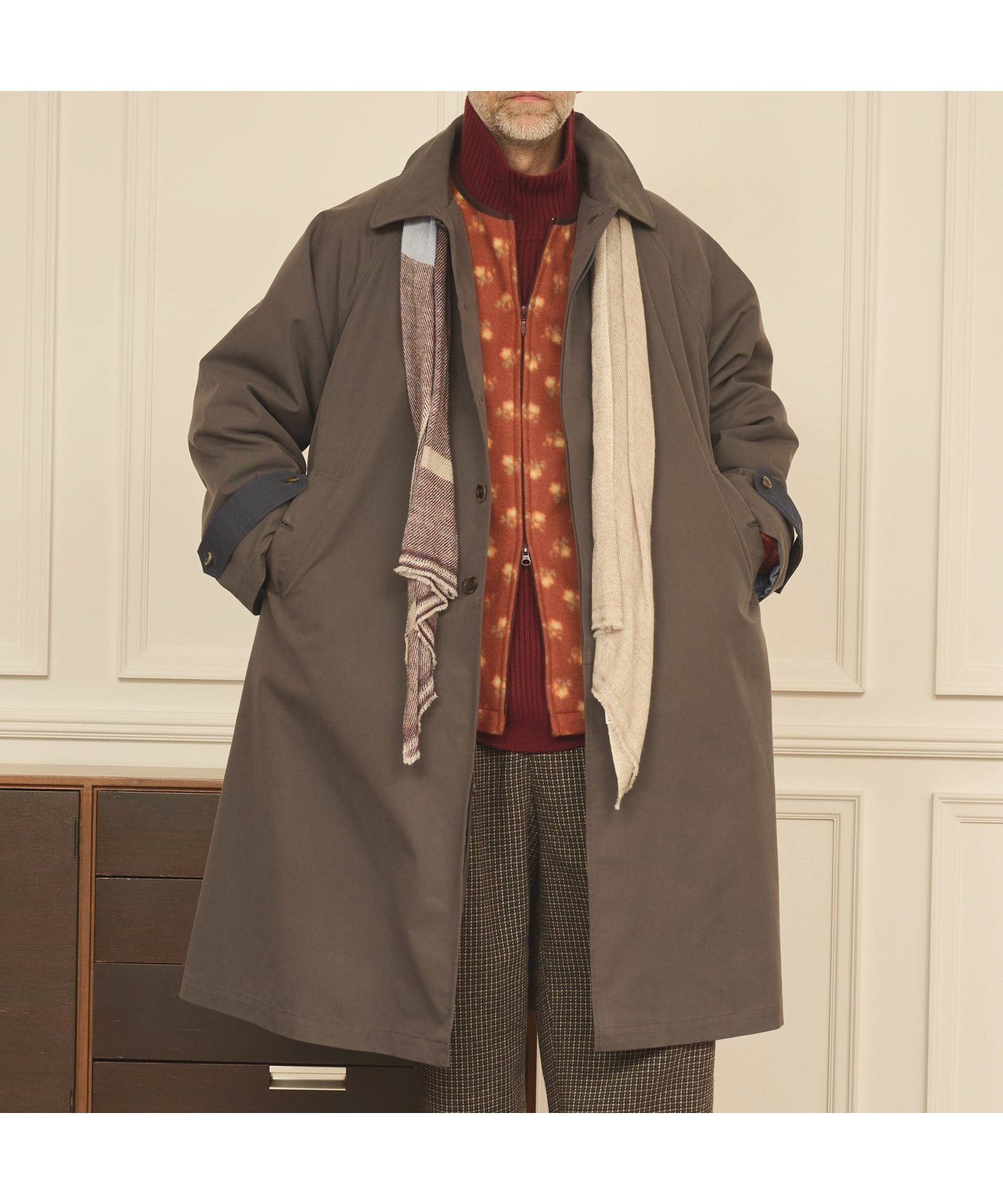 【ビーアパートメント/b apartment / MEN】の「KELEN MENS / ケレン メンズ」BAL COLLAR COAT インテリア・キッズ・メンズ・レディースファッション・服の通販 founy(ファニー) ファッション Fashion メンズファッション Fashion for Men アウター Men's Coats Outerwear コレクション Collection, Seasonal Line ジャケット Jacket, Outerwear スウィング Swing, Flare Movement スニーカー Sneakers, Trainers ビッグ Big, Oversized フォーマル Formal, Dressy メンズ Men's, Menswear ラップ Wrap, Wrap Design A/W・秋冬 Autumn/Winter 冬 Winter / This Winter 再入荷 Restock / Back in Stock おすすめ Recommended / Our Picks CHARCOAL|ID: prp329100004764990 ipo3291000000034497073