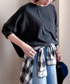 【ドゥ アルシーヴ/Doux archives】の両面起毛ドルマンプルオーバー 人気、トレンドファッション・服の通販 founy(ファニー) ファッション Fashion レディースファッション Fashion for Women トップス・カットソー Cut & Sew Tops カジュアルプルオーバー・ニットトップス Pullovers & Knit Tops / Casual Pullovers カットソー Cut and Sewn Top セットアップ Set-Up, Coordinated Outfit バランス Balance, Style Balance エレガント 上品 Elegant A/W・秋冬 Autumn/Winter thumbnail CHARCOAL GRAY|ID: prp329100004764993 ipo3291000000034588356