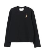 【スリーワン フィリップリム/3.1 Phillip Lim】のラビット刺繍ロングTシャツ 人気、トレンドファッション・服の通販 founy(ファニー) ファッション Fashion レディースファッション Fashion for Women トップス・カットソー Cut & Sew Tops シャツ・ブラウス・オフィスカジュアル Elegant Blouses & Button-Ups ロングTシャツ・Tシャツ Longline T-Shirts & Tees シンプル Simple, Minimal ロング Long, Long-Length thumbnail BLACK MULTI|ID: prp329100004765002 ipo3291000000034497153