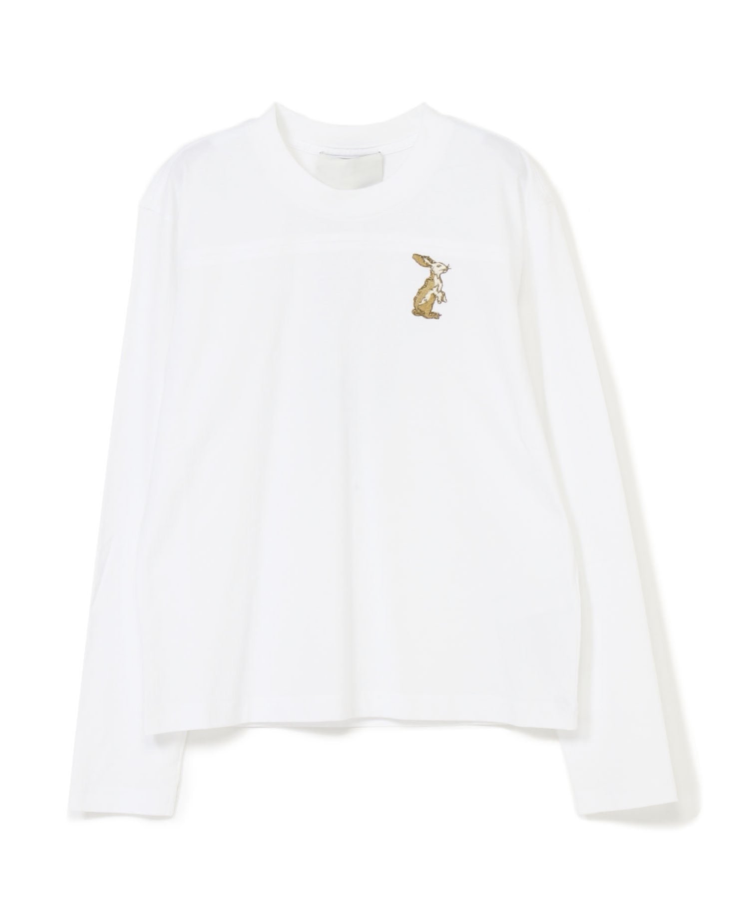 【スリーワン フィリップリム/3.1 Phillip Lim】のラビット刺繍ロングTシャツ インテリア・キッズ・メンズ・レディースファッション・服の通販 founy(ファニー) ファッション Fashion レディースファッション Fashion for Women トップス・カットソー Cut & Sew Tops シャツ・ブラウス・オフィスカジュアル Elegant Blouses & Button-Ups ロングTシャツ・Tシャツ Longline T-Shirts & Tees シンプル Simple, Minimal ロング Long, Long-Length WHITE MULTI|ID: prp329100004765002 ipo3291000000034497154