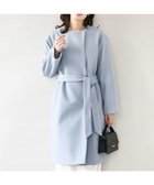 【オフオン/ofuon】のウール混ノーカラーコート/WEB限定サイズあり 人気、トレンドファッション・服の通販 founy(ファニー) ファッション Fashion レディースファッション Fashion for Women アウター Coat / Outerwear Collection コート・ロングコート・ピーコート Long Coats, Peacoats & More インナー Innerwear シンプル Simple, Minimal フロント Front, Front Design ループ Loop, Loop Knit ロング Long, Long-Length エレガント 上品 Elegant ビジネス 仕事 通勤 Business / Work / Commuting 冬 Winter / This Winter 夏 Summer 春 Spring 秋 Autumn thumbnail ライトブルー|ID: prp329100004765019 ipo3291000000035188449