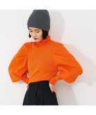 【ノミネ/NOMINE】のボリュームスリーブタートルニット 人気、トレンドファッション・服の通販 founy(ファニー) ファッション Fashion レディースファッション Fashion for Women トップス・カットソー Cut & Sew Tops ニット Knit Tops & Sweaters ボリューム袖・フリルスリーブブラウス Voluminous & Ruffle Sleeves / Puffy Sleeve Tops オレンジ Orange シンプル Simple, Minimal スリーブ Sleeve, Long Sleeve / Short Sleeve ハイネック High Neck, Mock Neck 再入荷 Restock / Back in Stock thumbnail オレンジ|ID: prp329100004765020 ipo3291000000034657804
