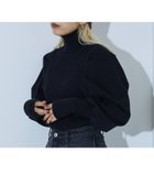 【ノミネ/NOMINE】のボリュームスリーブタートルニット 人気、トレンドファッション・服の通販 founy(ファニー) ファッション Fashion レディースファッション Fashion for Women トップス・カットソー Cut & Sew Tops ニット Knit Tops & Sweaters ボリューム袖・フリルスリーブブラウス Voluminous & Ruffle Sleeves / Puffy Sleeve Tops オレンジ Orange シンプル Simple, Minimal スリーブ Sleeve, Long Sleeve / Short Sleeve ハイネック High Neck, Mock Neck 再入荷 Restock / Back in Stock thumbnail ブラック|ID: prp329100004765020 ipo3291000000034657806