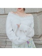 【スナイデル/SNIDEL】のフォックス衿レースプルオーバー 人気、トレンドファッション・服の通販 founy(ファニー) ファッション Fashion レディースファッション Fashion for Women トップス・カットソー Cut & Sew Tops カジュアルプルオーバー・ニットトップス Pullovers & Knit Tops / Casual Pullovers エレガント 上品 Elegant ギャザー Gathered, Ruffled シンプル Simple, Minimal ストレート Straight, Straight Cut スマート Smart, Elegant デコルテ Décolleté, Neckline フェミニン Feminine, Girly フォックス Fox, Fox Fur ボトム Bottoms, Lower Wear レース Lace, Lace Fabric おすすめ Recommended / Our Picks thumbnail IVR[003]|ID: prp329100004765031 ipo3291000000034497537