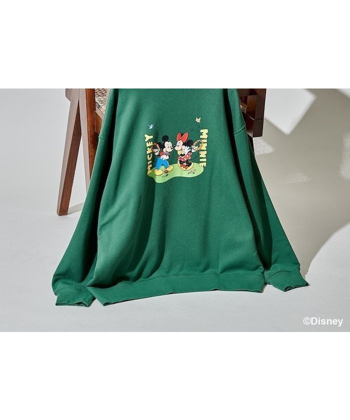 【フリークスストア/FREAK'S STORE】の【MICKEY MOUSE】レトロ バッグプリントスウェット インテリア・キッズ・メンズ・レディースファッション・服の通販 founy(ファニー) 　ファッション　Fashion　レディースファッション　Fashion for Women　トップス・カットソー　Cut & Sew Tops　レディースパーカー・カジュアルフーディー　Casual Hoodies & Sweatshirts　スウェット・クルーネックトップス　Sweatshirts & Crewnecks / Relaxed Fit Sweat Tops　冬　Winter / This Winter　スウェット / スエット　Sweatshirt, Sweatwear　バランス　Balance, Style Balance　フロント　Front, Front Design　プリント　Print, Printed Pattern　ロング　Long, Long-Length　ワンポイント　One Point, Statement Accent　A/W・秋冬　Autumn/Winter　グリーン|ID: prp329100004765035 ipo3291000000034497584