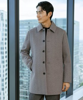 【グローバルワーク/GLOBAL WORK / MEN】のウーリーテック/防風スマートショートステンカラーコート/451155 人気、トレンドファッション・服の通販 founy(ファニー) ファッション Fashion メンズファッション Fashion for Men おすすめ Recommended / Our Picks シンプル Simple, Minimal ジャケット Jacket, Outerwear ストレッチ Stretch, Stretchy Fabric ビジネス 仕事 通勤 Business / Work / Commuting フィット Fit, Slim Fit ポケット Pocket, Pocket Detail メルトン Melton, Heavy Wool |ID:prp329100004765036