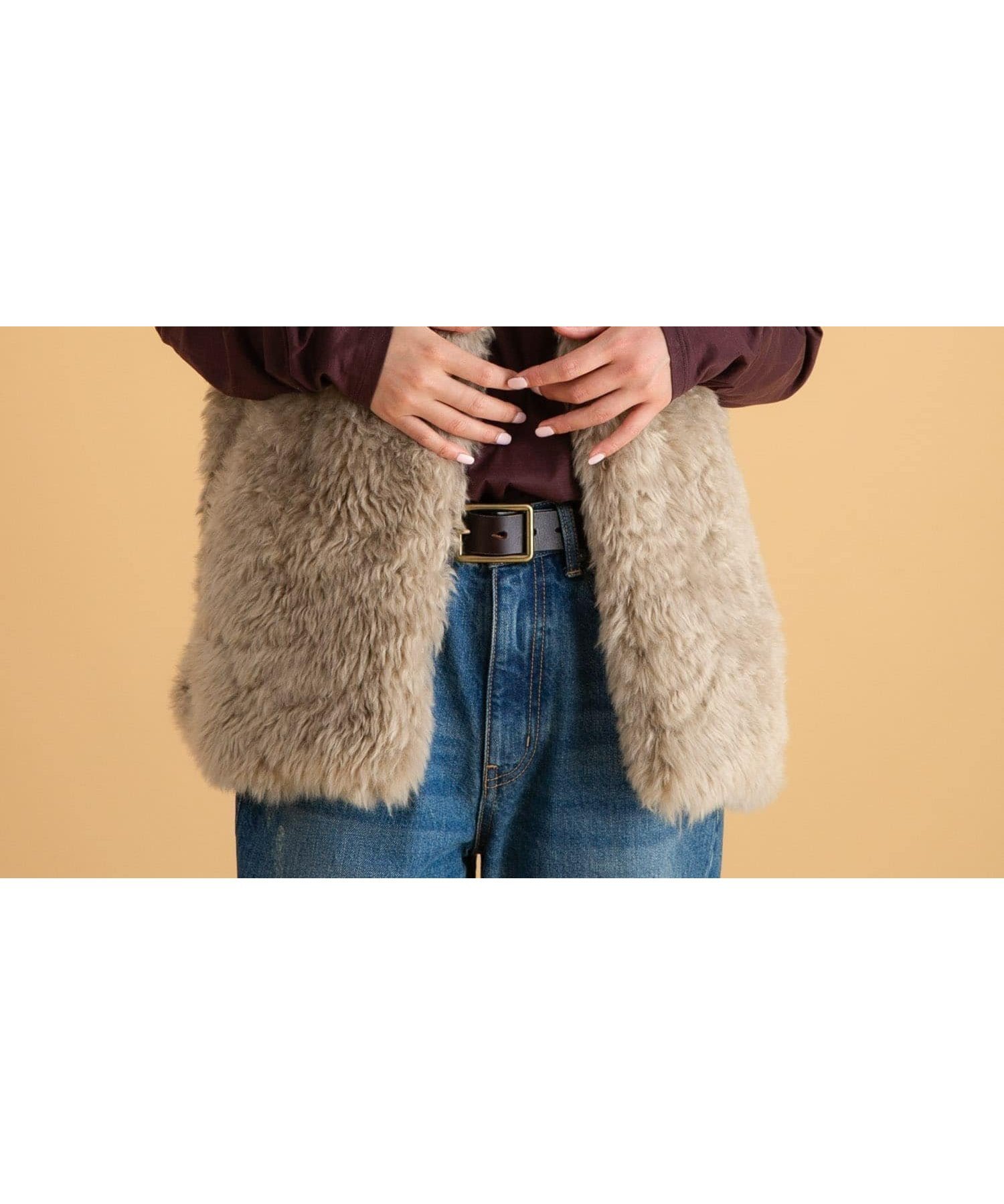 【サニーレーベル/Sonny Label / URBAN RESEARCH】のカーリーフェイクファーベスト インテリア・キッズ・メンズ・レディースファッション・服の通販 founy(ファニー) ファッション Fashion レディースファッション Fashion for Women アウター Coat / Outerwear Collection トップス・カットソー Cut & Sew Tops ベスト&ジレ / 重ね着スタイル Vests & Gilets 2025年 2025 2025-2026秋冬・A/W Autumn/Winter 2025–26 AW25–26 冬 Winter / This Winter おすすめ Recommended / Our Picks ベスト Vest, Waistcoat A/W・秋冬 Autumn/Winter ベージュ|ID: prp329100004765059 ipo3291000000034497803