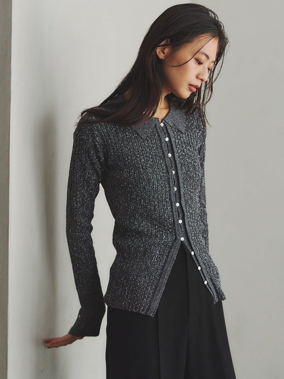 【アニュアンス/anuans】のネップラメニットトップス 人気、トレンドファッション・服の通販 founy(ファニー) 　ファッション　Fashion　レディースファッション　Fashion for Women　トップス・カットソー　Cut & Sew Tops　ニット　Knit Tops & Sweaters　ワイドリブ　Wide Rib, Wide Ribbed Knit　 other-1|ID: prp329100004765074 ipo3291000000034497973