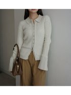 【アニュアンス/anuans】のネップラメニットトップス 人気、トレンドファッション・服の通販 founy(ファニー) ファッション Fashion レディースファッション Fashion for Women トップス・カットソー Cut & Sew Tops ニット Knit Tops & Sweaters ワイドリブ Wide Rib, Wide Ribbed Knit thumbnail IVORY|ID: prp329100004765074 ipo3291000000034497978