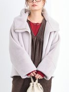 【ニコル クラブ/NICOLE CLUB】のファームートンリバーシブルブルゾン 人気、トレンドファッション・服の通販 founy(ファニー) ファッション Fashion レディースファッション Fashion for Women アウター Coat / Outerwear Collection ブルゾンジャケット・スポーティアウター Blouson Jackets キルティング Quilted, Quilting ダウン Down, Puffer デニム Denim, Jeans Material フェイク Faux, Fake フェイクファー Faux Fur, Imitation Fur ブルゾン Blouson, Bomber Jacket ムートン Shearling, Mouton リバーシブル Reversible, Two-Sided thumbnail 19ライトグレー|ID: prp329100004765078 ipo3291000000034498021