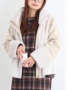 【ニコル クラブ/NICOLE CLUB】のファームートンリバーシブルブルゾン 人気、トレンドファッション・服の通販 founy(ファニー) ファッション Fashion レディースファッション Fashion for Women アウター Coat / Outerwear Collection ブルゾンジャケット・スポーティアウター Blouson Jackets キルティング Quilted, Quilting ダウン Down, Puffer デニム Denim, Jeans Material フェイク Faux, Fake フェイクファー Faux Fur, Imitation Fur ブルゾン Blouson, Bomber Jacket ムートン Shearling, Mouton リバーシブル Reversible, Two-Sided thumbnail 28オフホワイト|ID: prp329100004765078 ipo3291000000034498026