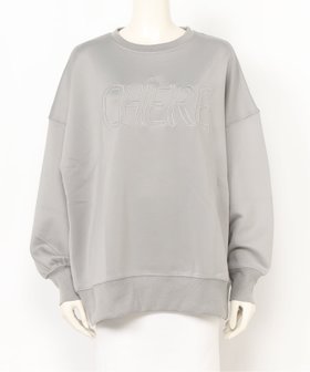 【リラクロ/relaclo】のCHiLL365/エンボス刺繍ロゴプルオーバー 人気、トレンドファッション・服の通販 founy(ファニー) ファッション Fashion レディースファッション Fashion for Women トップス・カットソー Cut & Sew Tops カジュアルプルオーバー・ニットトップス Pullovers & Knit Tops / Casual Pullovers シンプル Simple, Minimal ストレッチ Stretch, Stretchy Fabric フォルム Silhouette, Form |ID:prp329100004765080