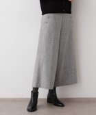 【デッサン/Dessin】の【洗える/後ろゴム】ツイードマリンクロップド丈パンツ グレー|ID: prp329100004765094 ipo3291000000034620267