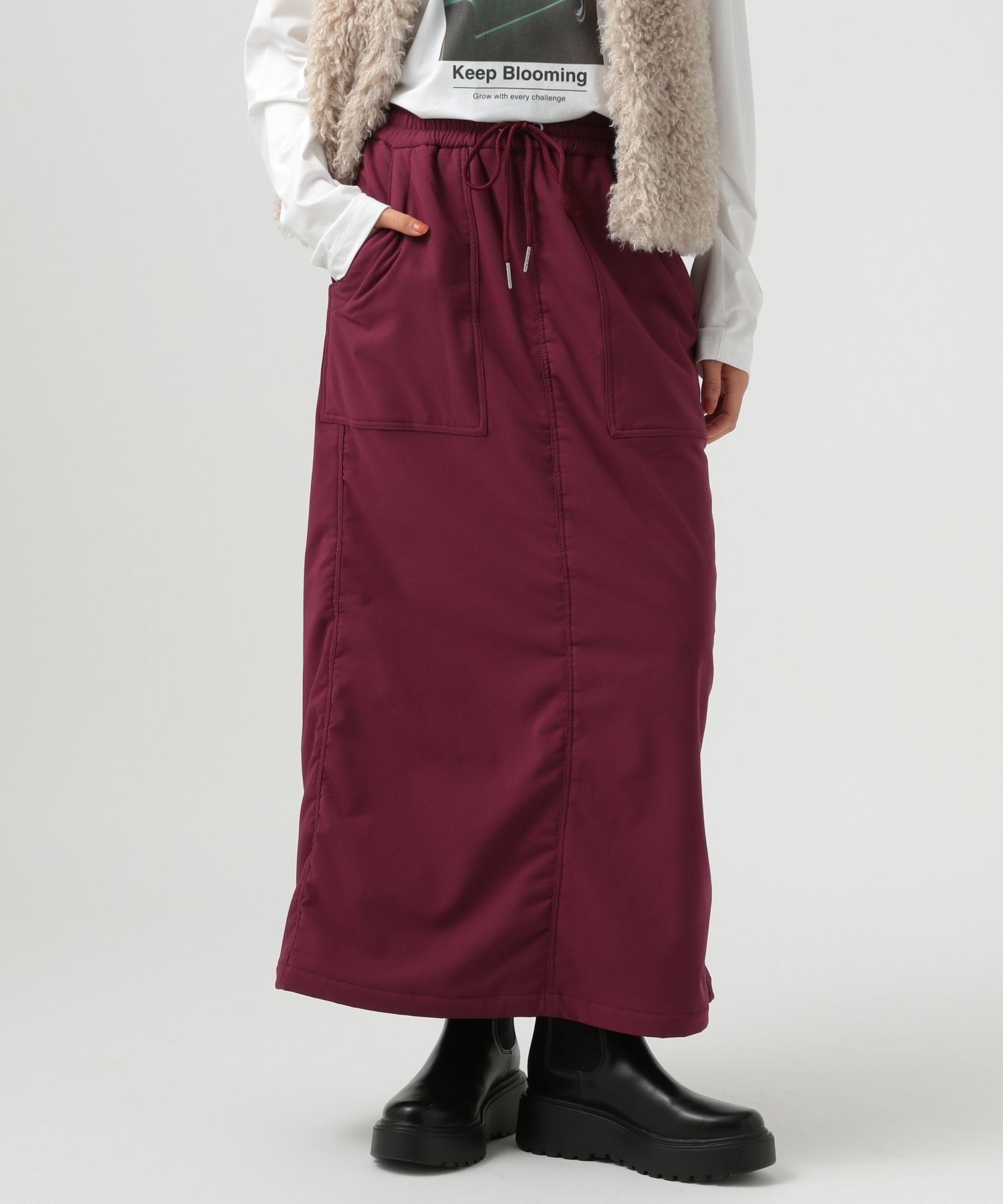 【ベイフロー/BAYFLOW】のストレッチ入り♪冬もあったか 裏起毛ベイカースカート 人気、トレンドファッション・服の通販 founy(ファニー) ファッション Fashion レディースファッション Fashion for Women スカート Skirts おすすめ Recommended / Our Picks ストレッチ Stretch, Stretchy Fabric スリット Slit, Slit Detail フィット Fit, Slim Fit 冬 Winter / This Winter other-1|ID: prp329100004765108 ipo3291000000034577492