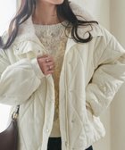 【ラナン/Ranan】のダイヤキルトスタンドカラーブルゾン アイボリー|ID: prp329100004765113 ipo3291000000034498491