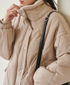 【ラナン/Ranan】のダイヤキルトスタンドカラーブルゾン ベージュ|ID: prp329100004765113 ipo3291000000034498493