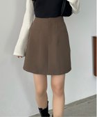 【ジュノア/JUNOAH】のcallautia スカートペチパンツ付 ダークブラウン|ID: prp329100004765120 ipo3291000000034621121