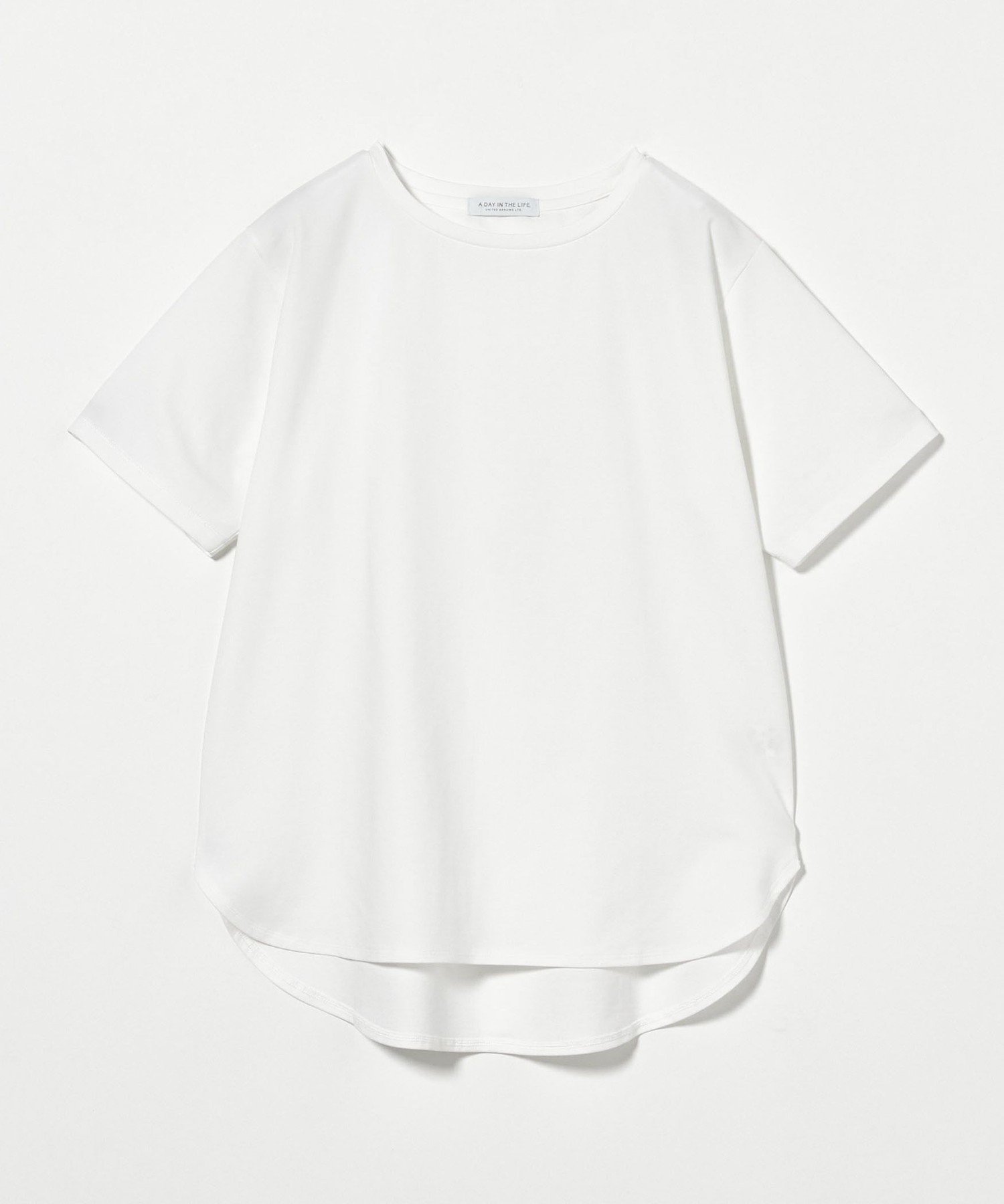 【ユナイテッドアローズ/UNITED ARROWS】のポンチ クルーネックTシャツ -接触冷感・吸水速乾- A DAY IN THE LIFE インテリア・キッズ・メンズ・レディースファッション・服の通販 founy(ファニー) ファッション Fashion レディースファッション Fashion for Women トップス・カットソー Cut & Sew Tops シャツ・ブラウス・オフィスカジュアル Elegant Blouses & Button-Ups ロングTシャツ・Tシャツ Longline T-Shirts & Tees 吸水 Absorbent, Quick-Dry シンプル Simple, Minimal 定番 Standard, Basic Item フロント Front, Front Design ベーシック Basic, Essential ラウンド Round, Round Neck リラックス Relax, Relaxed Fit アウトレット Outlet / Clearance 夏 Summer OFF WHITE|ID: prp329100004765125 ipo3291000000034498605