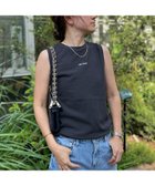 【ルージュヴィフラクレ/Rouge vif la cle】のヴィンテージライクロゴノースリーブ 人気、トレンドファッション・服の通販 founy(ファニー) ファッション Fashion レディースファッション Fashion for Women トップス・カットソー Cut & Sew Tops キャミソール&ノースリーブ Camisoles & Sleeveless Tops コンパクト Compact, Small Size バランス Balance, Style Balance ヴィンテージ Vintage Style thumbnail チャコールグレー|ID: prp329100004765130 ipo3291000000034588886