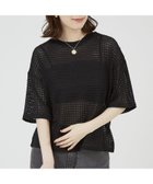 【アバハウスマヴィ/abahouse mavie】のメッシュレースプルオーバー 人気、トレンドファッション・服の通販 founy(ファニー) ファッション Fashion レディースファッション Fashion for Women トップス・カットソー Cut & Sew Tops カジュアルプルオーバー・ニットトップス Pullovers & Knit Tops / Casual Pullovers キャミソール Camisole, Spaghetti Strap Top ショート Short, Short Length ストレッチ Stretch, Stretchy Fabric タンク Tank Top, Sleeveless Top トレンド Trend, Trending Now メッシュ Mesh, Net Fabric thumbnail ブラック|ID: prp329100004765135 ipo3291000000034498673