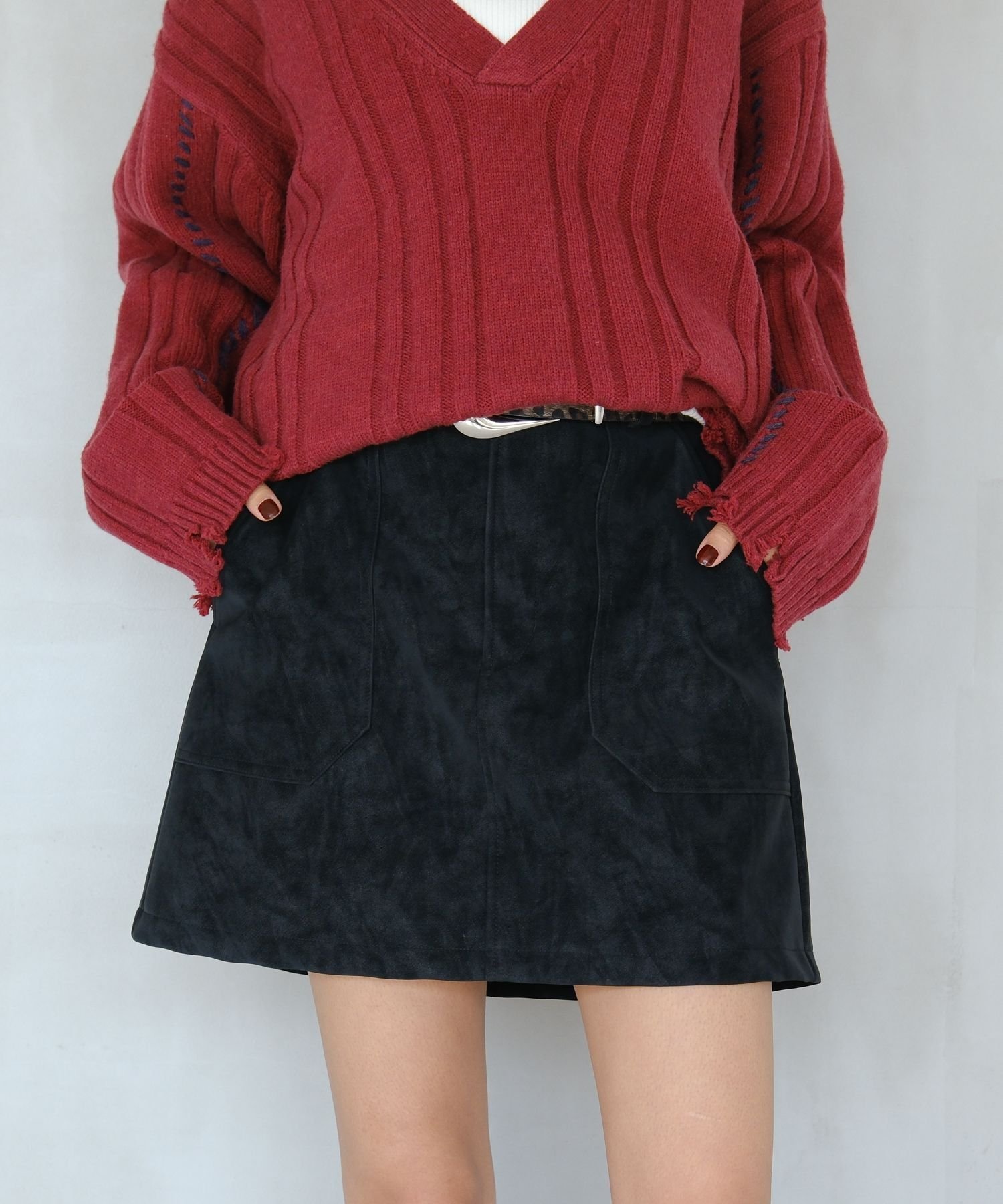 【ページボーイ/PAGEBOY】のアソートミニスカート インテリア・キッズ・メンズ・レディースファッション・服の通販 founy(ファニー) 　ファッション　Fashion　レディースファッション　Fashion for Women　スカート　Skirts　ミニスカート　Mini Skirts　フロント　Front, Front Design　ポケット　Pocket, Pocket Detail　台形　A-Line, Trapezoid Shape　ブラック09|ID: prp329100004765139 ipo3291000000034498706