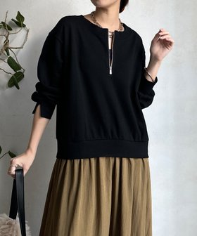 【ドゥドゥ/DouDou】の【WEB限定】ハーフジップドッキングワンピース 人気、トレンドファッション・服の通販 founy(ファニー) ファッション Fashion レディースファッション Fashion for Women ワンピース Dresses スマート Smart, Elegant ドッキング Docking, Mixed Material バランス Balance, Style Balance フェミニン Feminine, Girly ミックス Mix, Mixed Style S/S・春夏 SS, Spring/Summer, Warm Season 再入荷 Restock / Back in Stock 夏 Summer 2025年 2025 2025春夏・S/S Spring/Summer 2025 SS25 |ID:prp329100004765171