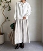 【ドゥドゥ/DouDou】の【WEB限定】ハーフジップドッキングワンピース 人気、トレンドファッション・服の通販 founy(ファニー) ファッション Fashion レディースファッション Fashion for Women ワンピース Dresses スマート Smart, Elegant ドッキング Docking, Mixed Material バランス Balance, Style Balance フェミニン Feminine, Girly ミックス Mix, Mixed Style S/S・春夏 SS, Spring/Summer, Warm Season 再入荷 Restock / Back in Stock 夏 Summer 2025年 2025 2025春夏・S/S Spring/Summer 2025 SS25 thumbnail オフホワイト|ID: prp329100004765171 ipo3291000000034882413