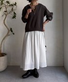【ドゥドゥ/DouDou】の【WEB限定】ハーフジップドッキングワンピース 人気、トレンドファッション・服の通販 founy(ファニー) ファッション Fashion レディースファッション Fashion for Women ワンピース Dresses スマート Smart, Elegant ドッキング Docking, Mixed Material バランス Balance, Style Balance フェミニン Feminine, Girly ミックス Mix, Mixed Style S/S・春夏 SS, Spring/Summer, Warm Season 再入荷 Restock / Back in Stock 夏 Summer 2025年 2025 2025春夏・S/S Spring/Summer 2025 SS25 thumbnail チャコールグレー|ID: prp329100004765171 ipo3291000000034882414