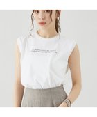 【ルージュヴィフラクレ/Rouge vif la cle】のバックバーティカルロゴタンクトップ ホワイト|ID: prp329100004765174 ipo3291000000034587780