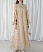 【バブ ブージュルード/Bab Bou Jeloud】の【低身長向けサイズあり】ヘムレーススウェットワンピース BEIGE|ID: prp329100004765182 ipo3291000000034498931