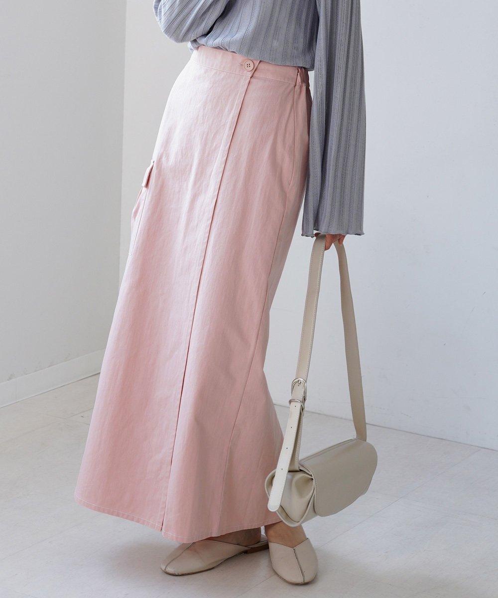 【バブ ブージュルード/Bab Bou Jeloud】の【低身長向けサイズあり】ラップライクスカート インテリア・キッズ・メンズ・レディースファッション・服の通販 founy(ファニー) ファッション Fashion レディースファッション Fashion for Women スカート Skirts シンプル Simple, Minimal スウェット / スエット Sweatshirt, Sweatwear スニーカー Sneakers, Trainers スマート Smart, Elegant スリット Slit, Slit Detail チェック Check, Plaid, Tartan フラップ Flap, Flap Pocket フロント Front, Front Design ポケット Pocket, Pocket Detail ラップ Wrap, Wrap Design 再入荷 Restock / Back in Stock PINK|ID: prp329100004765184 ipo3291000000034498942