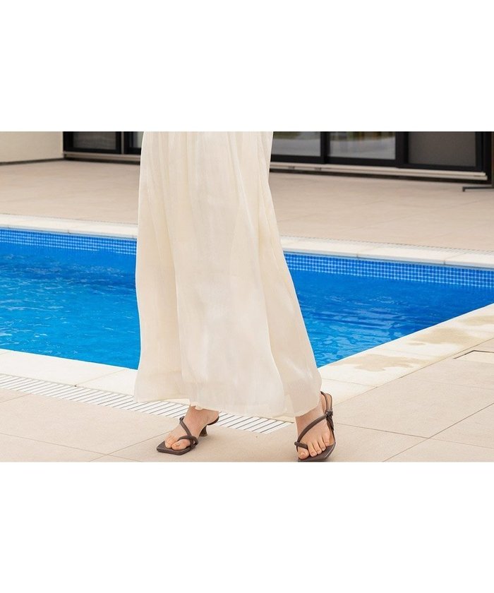 【バブ ブージュルード/Bab Bou Jeloud】の【低身長向けサイズあり】シアーキラキラキャミワンピース インテリア・キッズ・メンズ・レディースファッション・服の通販 founy(ファニー) https://founy.com/ ファッション Fashion レディースファッション Fashion for Women ワンピース Dresses キャミソールワンピース Camisole Dresses キャミワンピース Cami Dress, Slip Dress シャイニー Shiny, Glossy Finish シャーリング Shirring, Ruched スマート Smart, Elegant スリット Slit, Slit Detail タンク Tank Top, Sleeveless Top チェック Check, Plaid, Tartan フレア Flare, Flared ロング Long, Long-Length 再入荷 Restock / Back in Stock |ID: prp329100004765186 ipo3291000000034498949