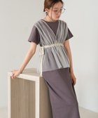 【バブ ブージュルード/Bab Bou Jeloud】の【低身長向けサイズあり】チュールドッキングスウェットワンピース 人気、トレンドファッション・服の通販 founy(ファニー) ファッション Fashion レディースファッション Fashion for Women ワンピース Dresses アクセサリー Fashion Accessories インナー Innerwear エアリー Airy Texture カットソー Cut and Sewn Top サンダル Sandals, Summer Shoes スマート Smart, Elegant スリット Slit, Slit Detail チェック Check, Plaid, Tartan チュール Tulip, Tulip Motif バランス Balance, Style Balance フェミニン Feminine, Girly ペチコート Petticoat, Underskirt 再入荷 Restock / Back in Stock thumbnail CCL|ID: prp329100004765187 ipo3291000000034498958