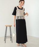 【バブ ブージュルード/Bab Bou Jeloud】の【低身長向けサイズあり】フリンジビスチェ+ワンピースセット BLACK|ID: prp329100004765194 ipo3291000000034498997