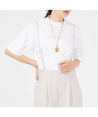 【カリテ/qualite】のクールタックTシャツ 人気、トレンドファッション・服の通販 founy(ファニー) ファッション Fashion レディースファッション Fashion for Women トップス・カットソー Cut & Sew Tops シャツ・ブラウス・オフィスカジュアル Elegant Blouses & Button-Ups ロングTシャツ・Tシャツ Longline T-Shirts & Tees クール Cool, Chic フロント Front, Front Design エレガント 上品 Elegant 夏 Summer thumbnail ホワイト|ID: prp329100004765205 ipo3291000000034499054