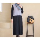 【ロブジェ/LOBJIE】の【アンサンブルアイテム】ベストつきニットワンピース ブラック|ID: prp329100004765210 ipo3291000000034499078