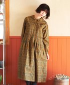 【ホコモモラ/Jocomomola】のCalle del los Libreros ストライプワンピース 人気、トレンドファッション・服の通販 founy(ファニー) ファッション Fashion レディースファッション Fashion for Women ワンピース Dresses 春 Spring 秋 Autumn カラフル Colorful Design カーディガン Cardigan, Knitwear ギャザー Gathered, Ruffled ストライプ Stripe, Striped Pattern ツイル Twist, Twisted Detail フラット Flat, Flat Shoes フレア Flare, Flared プリント Print, Printed Pattern ポケット Pocket, Pocket Detail ロング Long, Long-Length 冬 Winter / This Winter 夏 Summer thumbnail イエロー|ID: prp329100004765223 ipo3291000000034499151