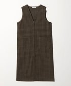 【ユナイテッドアローズ/UNITED ARROWS】のニットメルトン チェック ジャンパースカート A DAY IN THE LIFE ORANGE|ID: prp329100004765233 ipo3291000000034499209