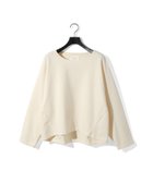 【マーコート/MARcourt】のMIDIUMISOLID for Ladies ワイドコクーンプルオーバー 人気、トレンドファッション・服の通販 founy(ファニー) ファッション Fashion レディースファッション Fashion for Women トップス・カットソー Cut & Sew Tops カジュアルプルオーバー・ニットトップス Pullovers & Knit Tops / Casual Pullovers カットソー Cut and Sewn Top コクーン Cocoon, Cocoon Silhouette ショルダー Shoulder, Shoulder Strap シンプル Simple, Minimal タートル Turtleneck, Turtle Collar ドロップ Drop Shoulder, Dropped Style フェルト Felt, Felt Fabric ポケット Pocket, Pocket Detail ラウンド Round, Round Neck 無地 Plain, Solid Color 長袖 Long Sleeve, Full Sleeve thumbnail オフホワイト|ID: prp329100004765252 ipo3291000000035066545