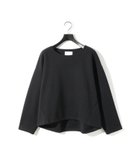 【マーコート/MARcourt】のMIDIUMISOLID for Ladies ワイドコクーンプルオーバー 人気、トレンドファッション・服の通販 founy(ファニー) ファッション Fashion レディースファッション Fashion for Women トップス・カットソー Cut & Sew Tops カジュアルプルオーバー・ニットトップス Pullovers & Knit Tops / Casual Pullovers カットソー Cut and Sewn Top コクーン Cocoon, Cocoon Silhouette ショルダー Shoulder, Shoulder Strap シンプル Simple, Minimal タートル Turtleneck, Turtle Collar ドロップ Drop Shoulder, Dropped Style フェルト Felt, Felt Fabric ポケット Pocket, Pocket Detail ラウンド Round, Round Neck 無地 Plain, Solid Color 長袖 Long Sleeve, Full Sleeve thumbnail ブラック|ID: prp329100004765252 ipo3291000000035066547