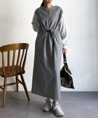 【シェトワ/Chez toi】の袖切替えメルトンワンピース 人気、トレンドファッション・服の通販 founy(ファニー) ファッション Fashion レディースファッション Fashion for Women ワンピース Dresses カーディガン Cardigan, Knitwear 切替 Switching, Contrast Panel シンプル Simple, Minimal メルトン Melton, Heavy Wool 再入荷 Restock / Back in Stock おすすめ Recommended / Our Picks thumbnail グレー|ID: prp329100004765255 ipo3291000000034499316