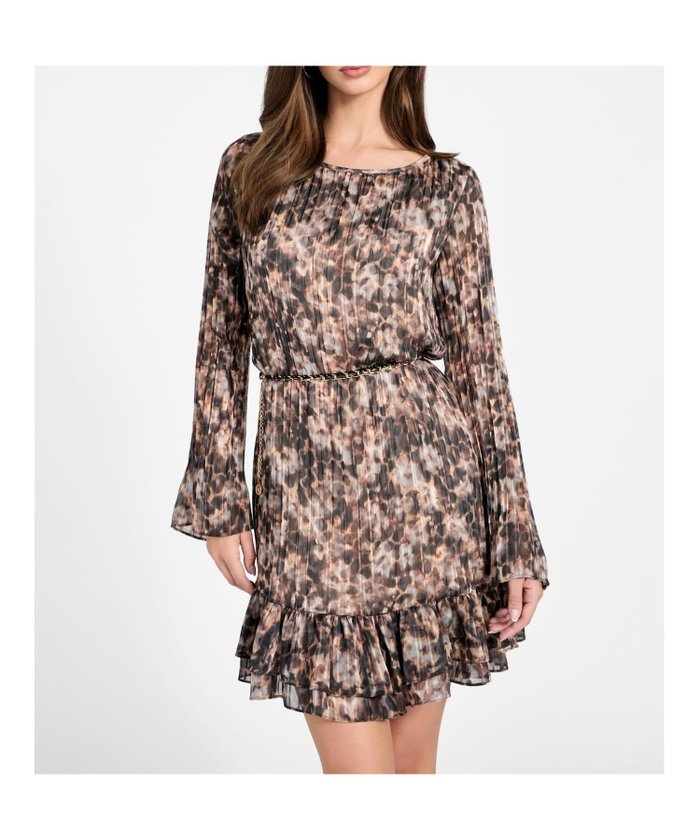 【ゲス/GUESS】のGUESS ワンピース Ilenia Pleat Dress インテリア・キッズ・メンズ・レディースファッション・服の通販 founy(ファニー) https://founy.com/ ファッション Fashion レディースファッション Fashion for Women ワンピース Dresses フォーマル・パーティードレス・結婚式用ドレス Elegant & Casual Dresses チュニック Tunic, Long Top プリント Print, Printed Pattern |ID: prp329100004765266 ipo3291000000034499362