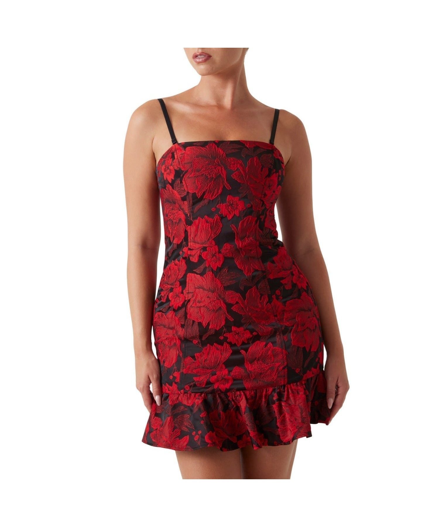 【ゲス/GUESS】のGUESS キャミソールドレス SL Emilia Mini Dress 人気、トレンドファッション・服の通販 founy(ファニー) ファッション Fashion レディースファッション Fashion for Women トップス・カットソー Cut & Sew Tops キャミソール&ノースリーブ Camisoles & Sleeveless Tops ワンピース Dresses フォーマル・パーティードレス・結婚式用ドレス Elegant & Casual Dresses キャミソール Camisole, Spaghetti Strap Top ドレス Dress, One-Piece バランス Balance, Style Balance フラワー Flower, Floral フリル Frill, Ruffle ラップ Wrap, Wrap Design other-1|ID: prp329100004765268 ipo3291000000034499373