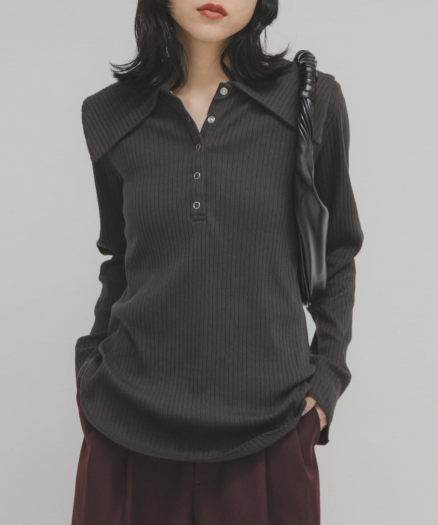 【ケービーエフ/KBF / URBAN RESEARCH】のセーラーカラーリブカットソー 人気、トレンドファッション・服の通販 founy(ファニー) 　ファッション　Fashion　レディースファッション　Fashion for Women　トップス・カットソー　Cut & Sew Tops　カットソー・ベーシックTシャツ　Cut-and-Sewn Tops / Stretch Tees & Basics　2025年　2025　2025-2026秋冬・A/W　Autumn/Winter 2025–26 AW25–26　冬　Winter / This Winter　カットソー　Cut and Sewn Top　シンプル　Simple, Minimal　ドット　Polka Dot, Dot Pattern　フィット　Fit, Slim Fit　A/W・秋冬　Autumn/Winter　 other-1|ID: prp329100004765275 ipo3291000000034654790