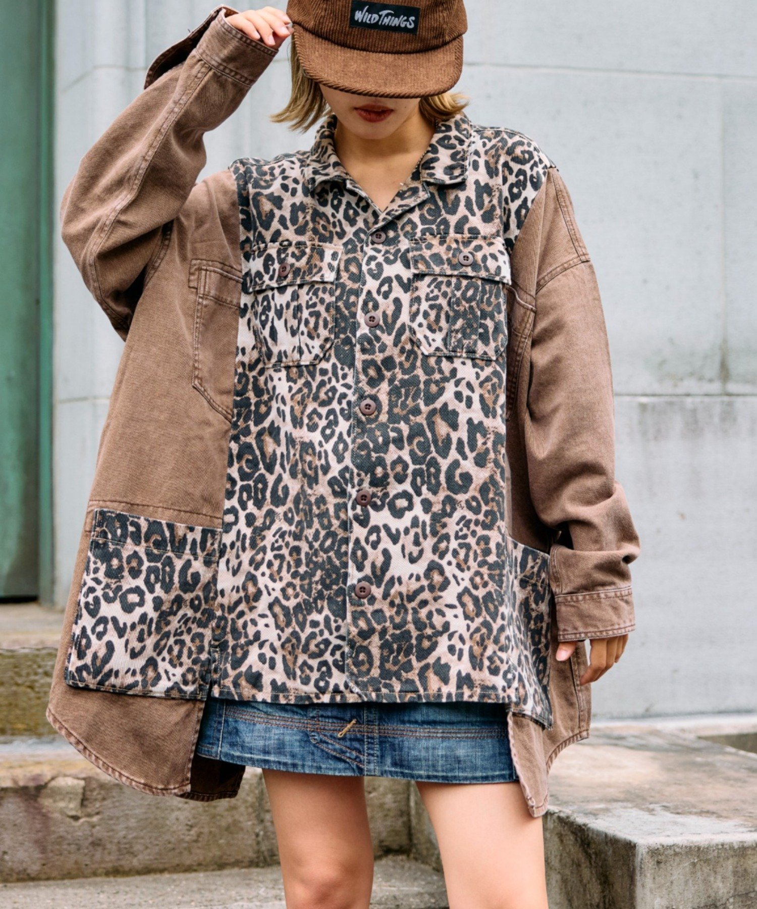 【チャオパニックティピー/CIAOPANIC TYPY】の【etsinta/エシンタ】リメイク切り替えオーバージャケット 人気、トレンドファッション・服の通販 founy(ファニー) 　ファッション　Fashion　レディースファッション　Fashion for Women　アウター　Coat / Outerwear Collection　レディースジャケット・軽アウター　Jackets　アシンメトリー　Asymmetrical Style　コレクション　Collection, Seasonal Line　ショート　Short, Short Length　ジャケット　Jacket, Outerwear　デニム　Denim, Jeans Material　無地　Plain, Solid Color　リメイク　Remake, Reconstructed　おすすめ　Recommended / Our Picks　 other-1|ID: prp329100004765276 ipo3291000000034499405