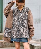 【チャオパニックティピー/CIAOPANIC TYPY】の【etsinta/エシンタ】リメイク切り替えオーバージャケット ブラウン|ID: prp329100004765276 ipo3291000000034499409