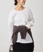 【ヴェルメイユ パー イエナ/VERMEIL par iena】のオーガニックコットン2WAY ロングスリーブT 人気、トレンドファッション・服の通販 founy(ファニー) ファッション Fashion レディースファッション Fashion for Women 2025年 2025 2025-2026秋冬・A/W Autumn/Winter 2025–26 AW25–26 カットソー Cut and Sewn Top スリーブ Sleeve, Long Sleeve / Short Sleeve フロント Front, Front Design ロング Long, Long-Length 人気 Popular, Best Seller thumbnail ホワイト|ID: prp329100004765280 ipo3291000000034588366