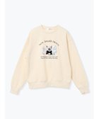 【ルディックパーク/LUDIC PARK】のネコ×パールリボン裏起毛スウェットトップス 人気、トレンドファッション・服の通販 founy(ファニー) ファッション Fashion レディースファッション Fashion for Women トップス・カットソー Cut & Sew Tops レディースパーカー・カジュアルフーディー Casual Hoodies & Sweatshirts スウェット・クルーネックトップス Sweatshirts & Crewnecks / Relaxed Fit Sweat Tops ガーリー Girly, Feminine Style デニム Denim, Jeans Material ネコ Cat, Feline Motif パール Pearl, Pearl Accent フロント Front, Front Design プリント Print, Printed Pattern リボン Ribbon, Bow エレガント 上品 Elegant A/W・秋冬 Autumn/Winter thumbnail アイボリー|ID: prp329100004765281 ipo3291000000034588379
